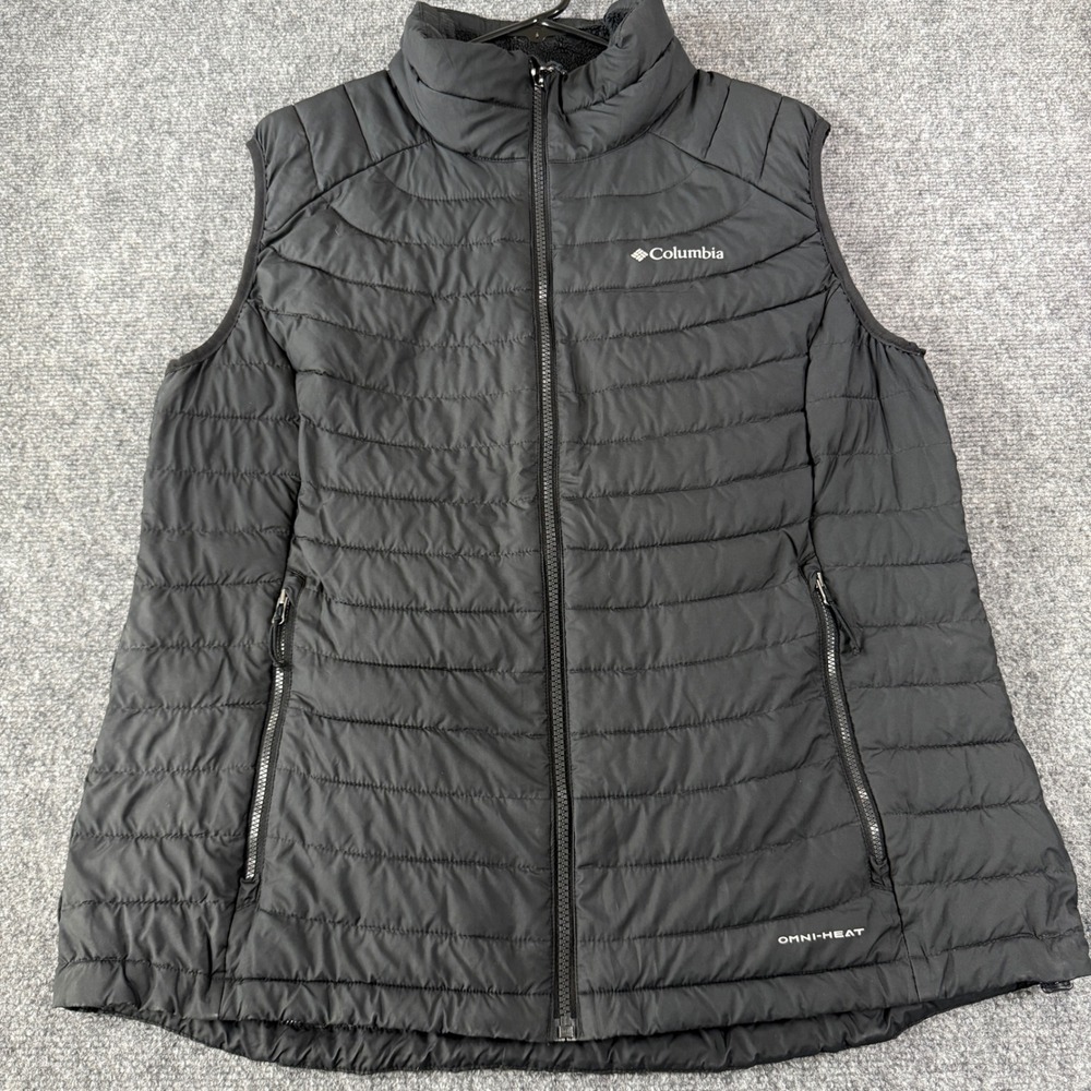 Columbia Vest Omni-Heat Quilted Puffer Black XL Gorpcore